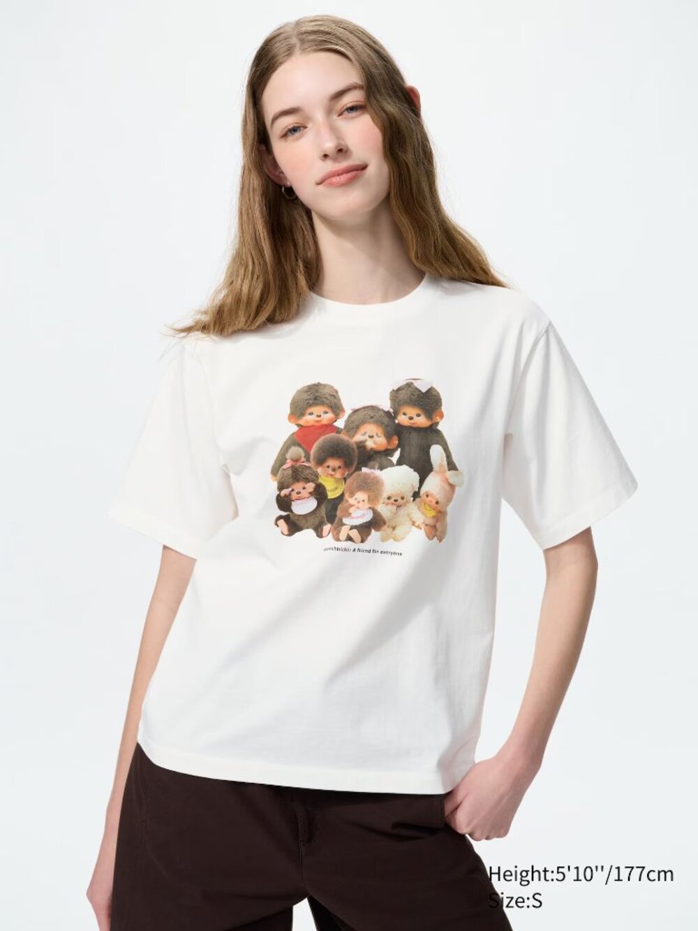 NWT Monchhichi Babychicchi T-Shirt Uniqlo Women US Sizes XS, S, M, L, XL